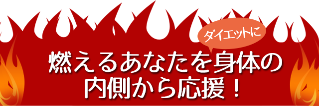 身体の内側(なか)から燃焼パワーを呼び覚ます!